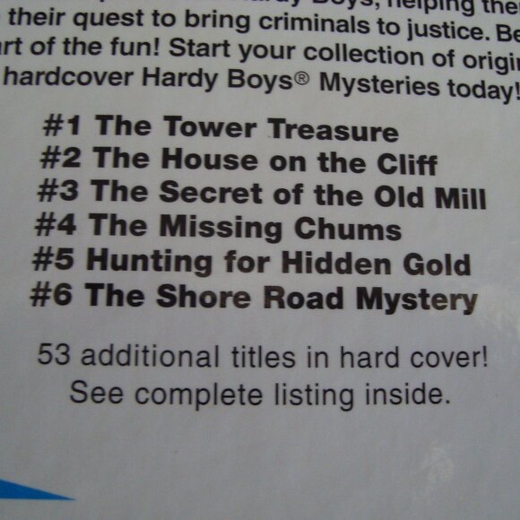 Vintage The Hardy Boys Book #3 The Secret of the Old Mill by Franklin W. Dixon - Picture 5 of 5